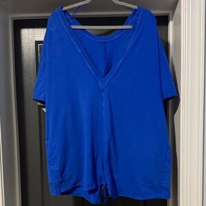 FP Movement by Free People Royal Blue Jumpsuit